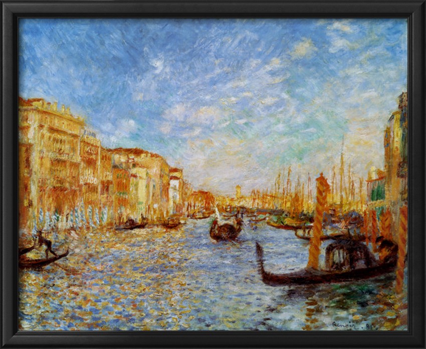 Grand Canal Venice - Pierre Auguste Renoir Painting